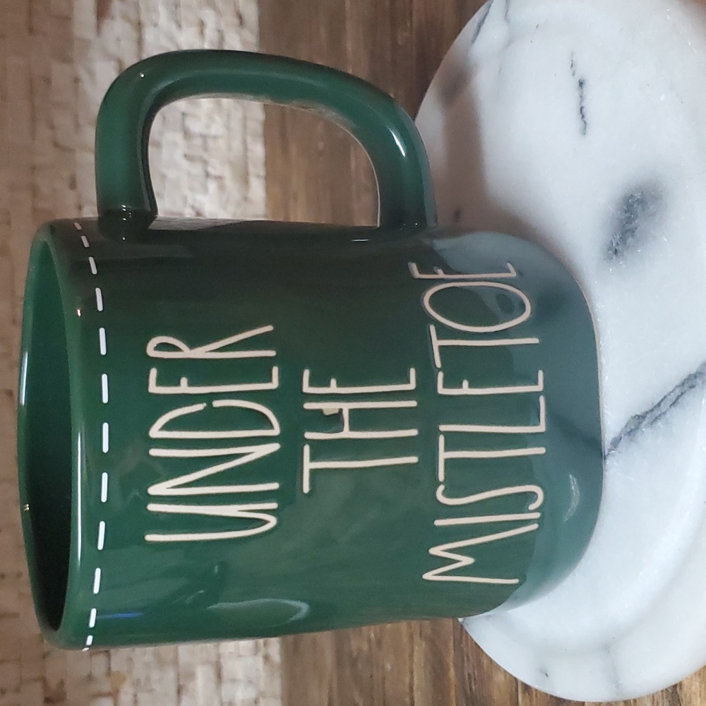"UNDER THE MISTLETOE" Rae Dunn Mug